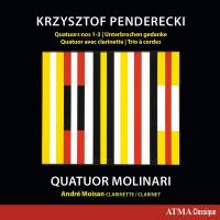 Quatuors N°1-3 / Krzysztof Penderecki, comp. | Penderecki, Krzysztof (1933-2020). Compositeur. Comp.